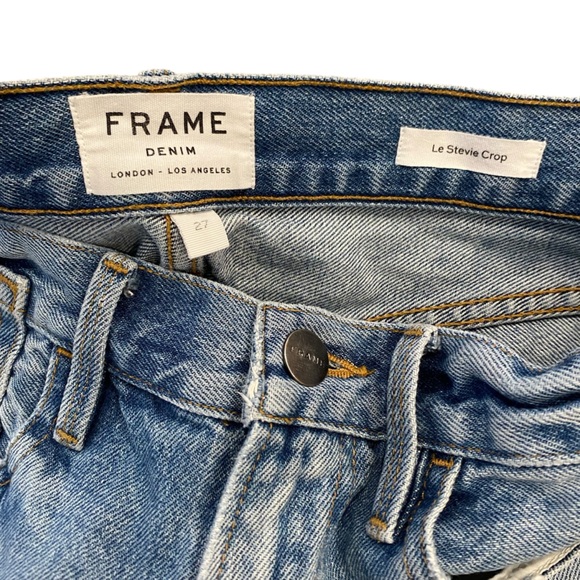 Frame Le Stevie Crop Jeans Size 27 Style: LSC039 Deanne - Picture 9 of 11